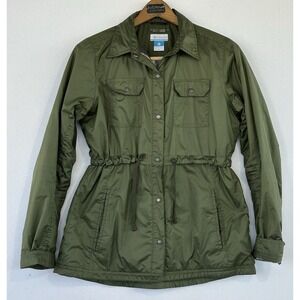 Columbia Windbreaker Zip-Up Jacket Water Resistant Women's M